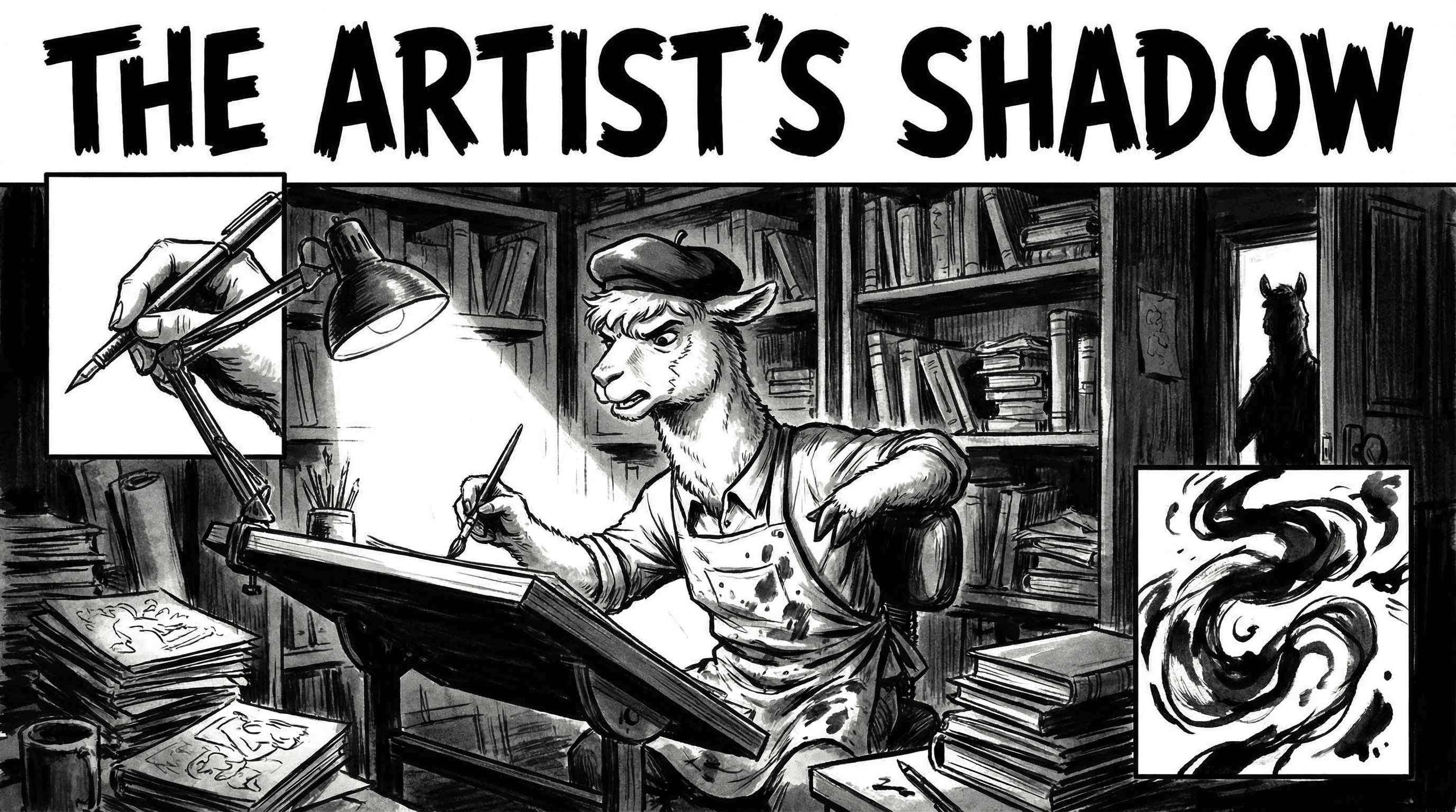 Manga IP Storyboard: Leo & Max Layout 88 (American Comic · Black & White)