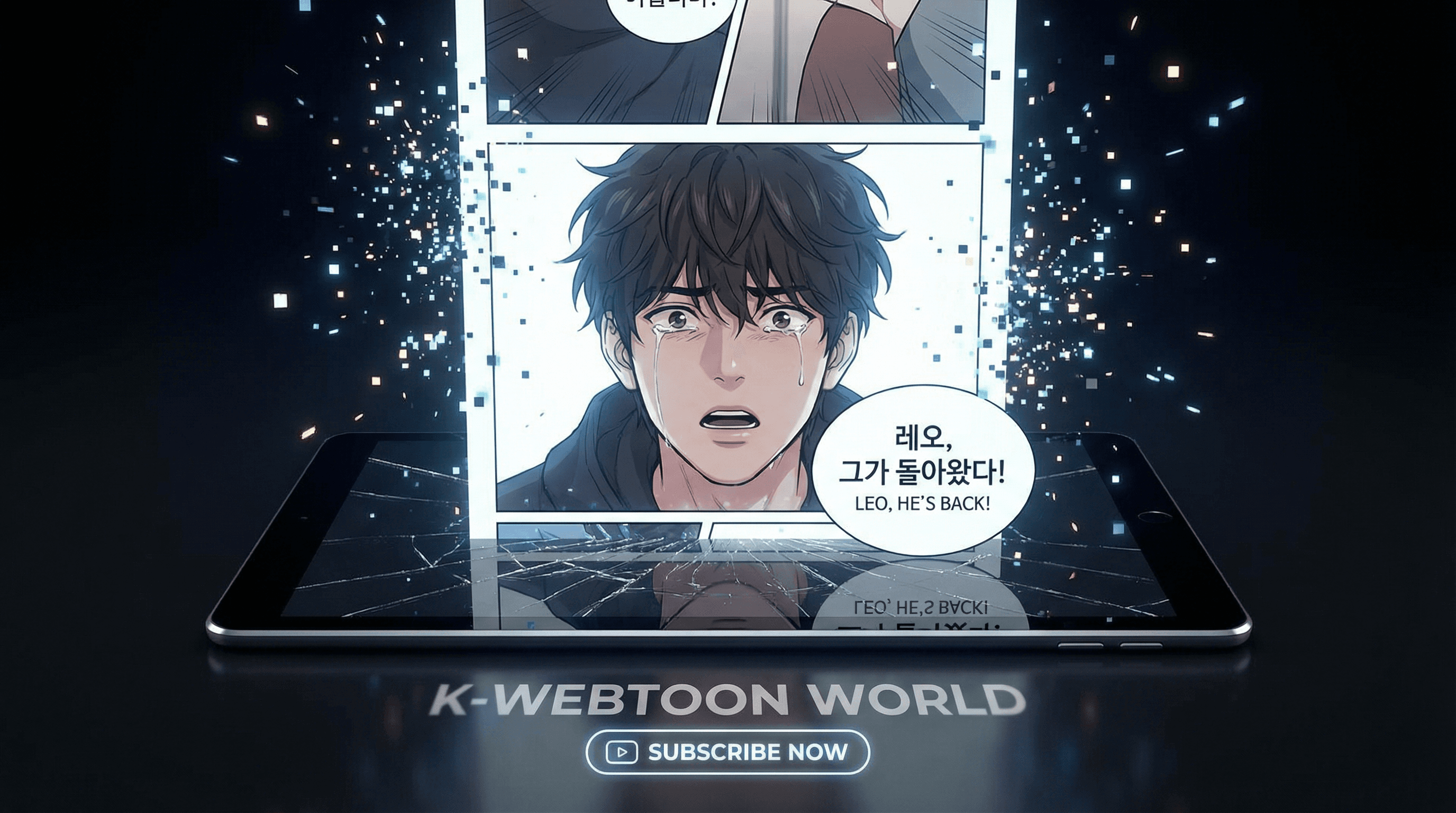 Manga IP Storyboard: Leo & Max Layout 90 (Korean Webtoon · Full Color)