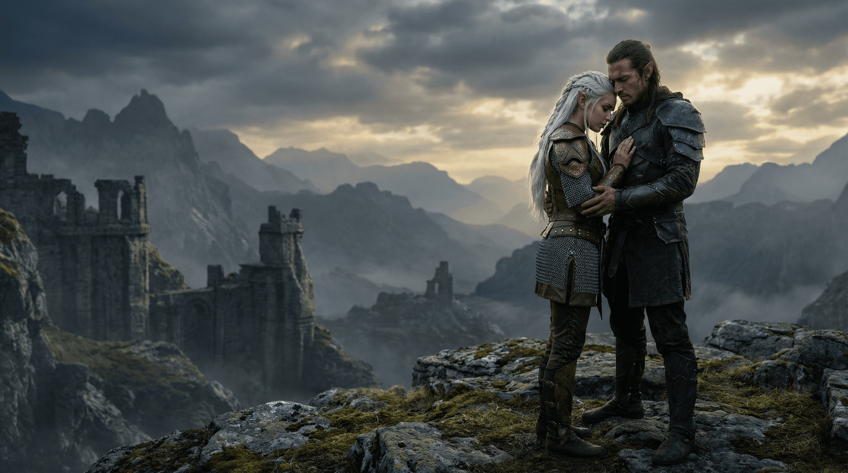 Hyperrealistic Tattooed Elf Couple