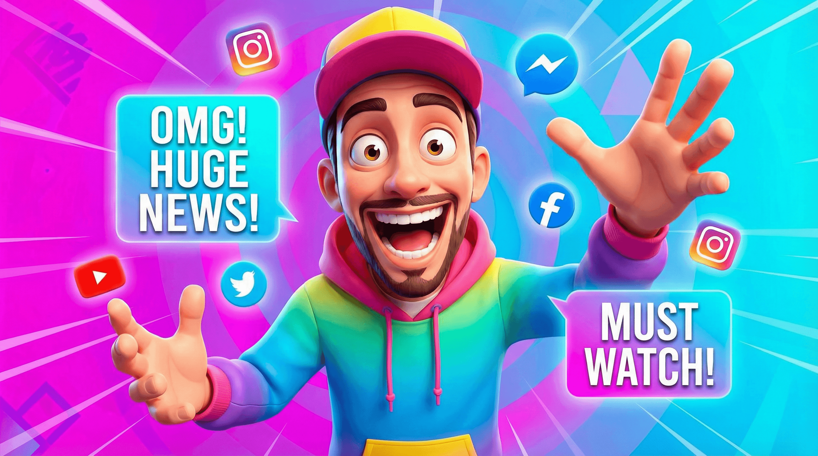 Hyper-Realistic 3D Caricature with Extreme Exaggeration