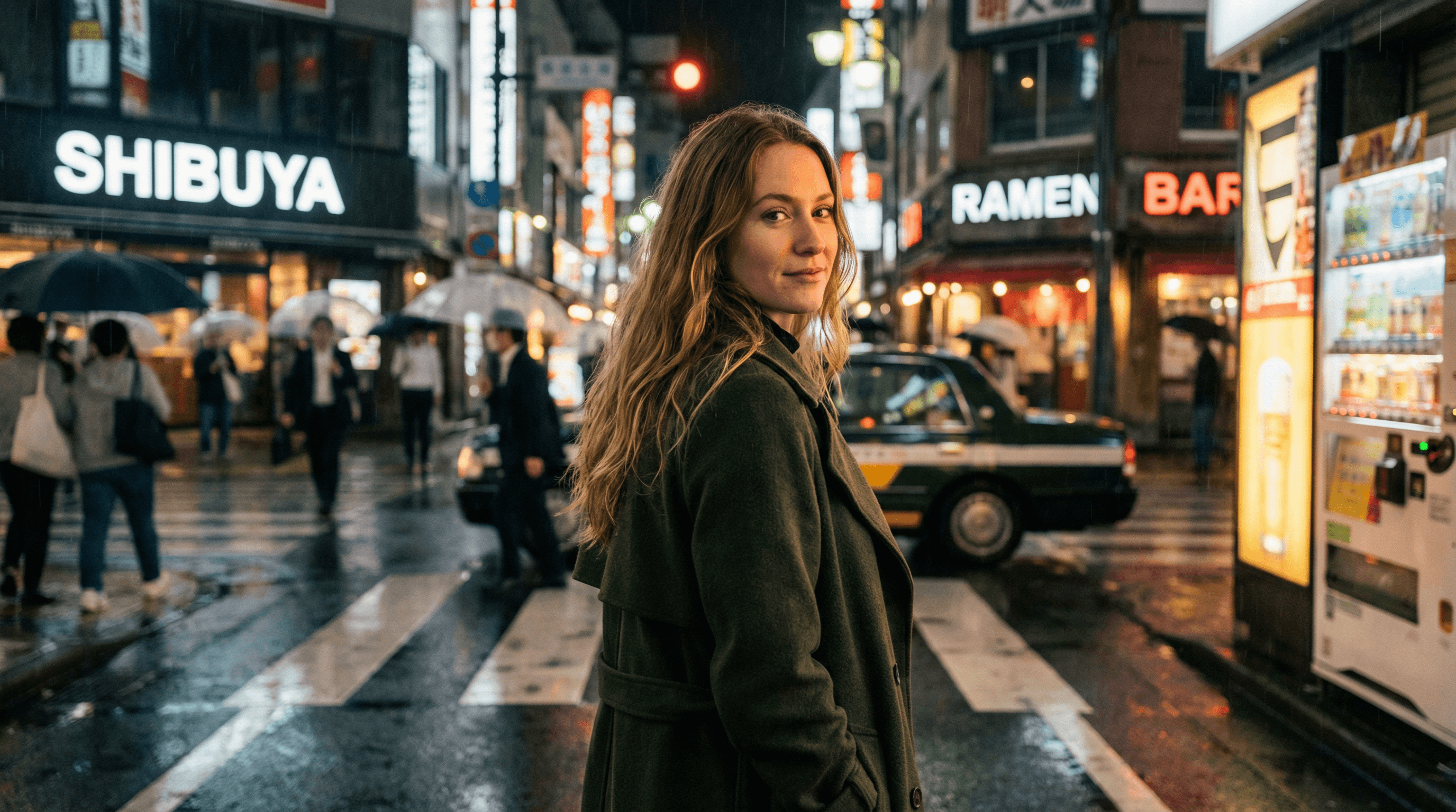 Cinematic Evening Street Elegance