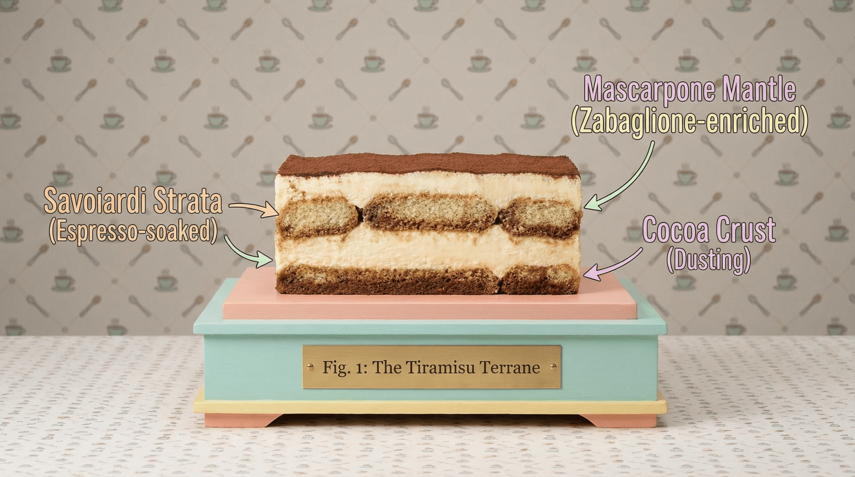 Architectural Tiramisu Cross-Section