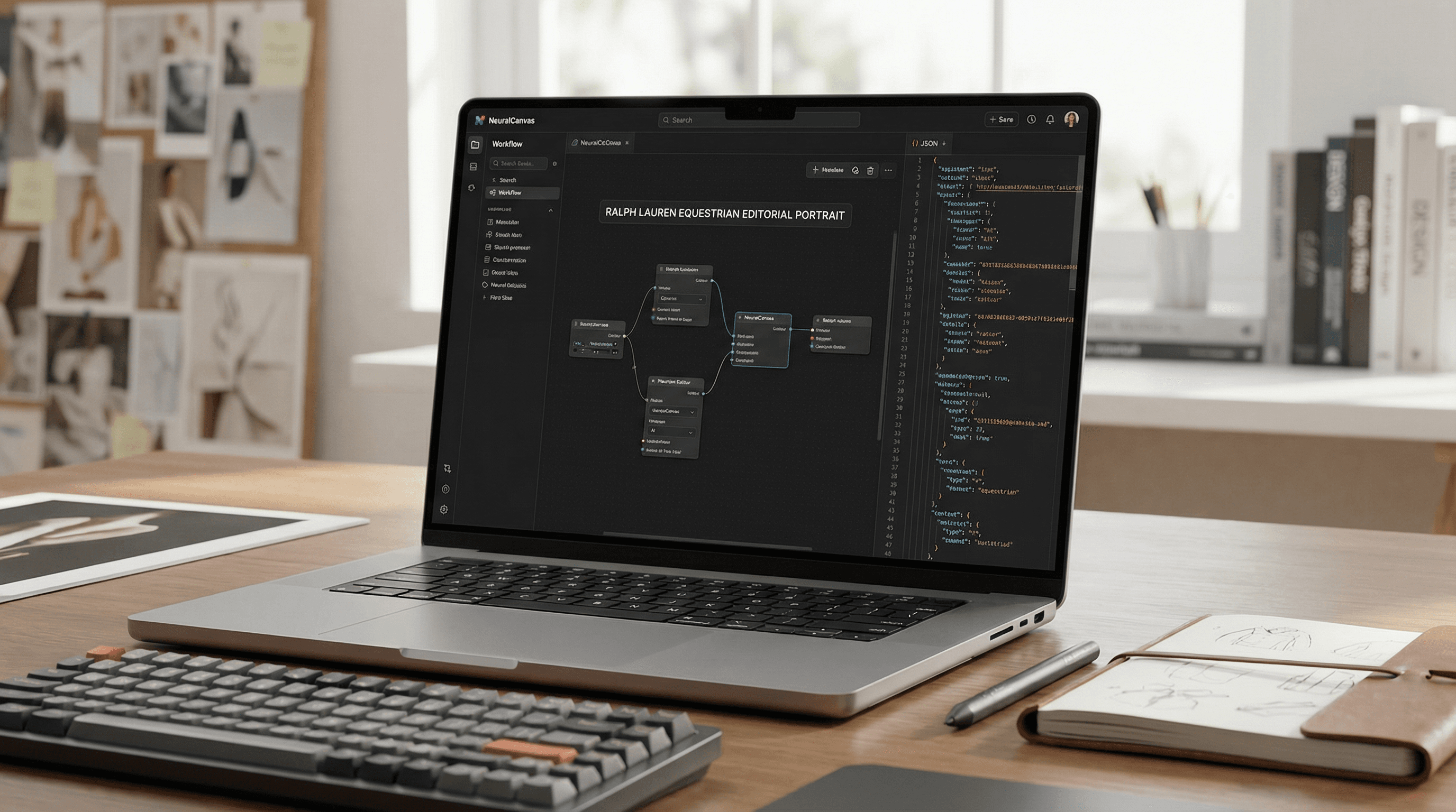 Ralph Lauren Equestrian Editorial Portrait