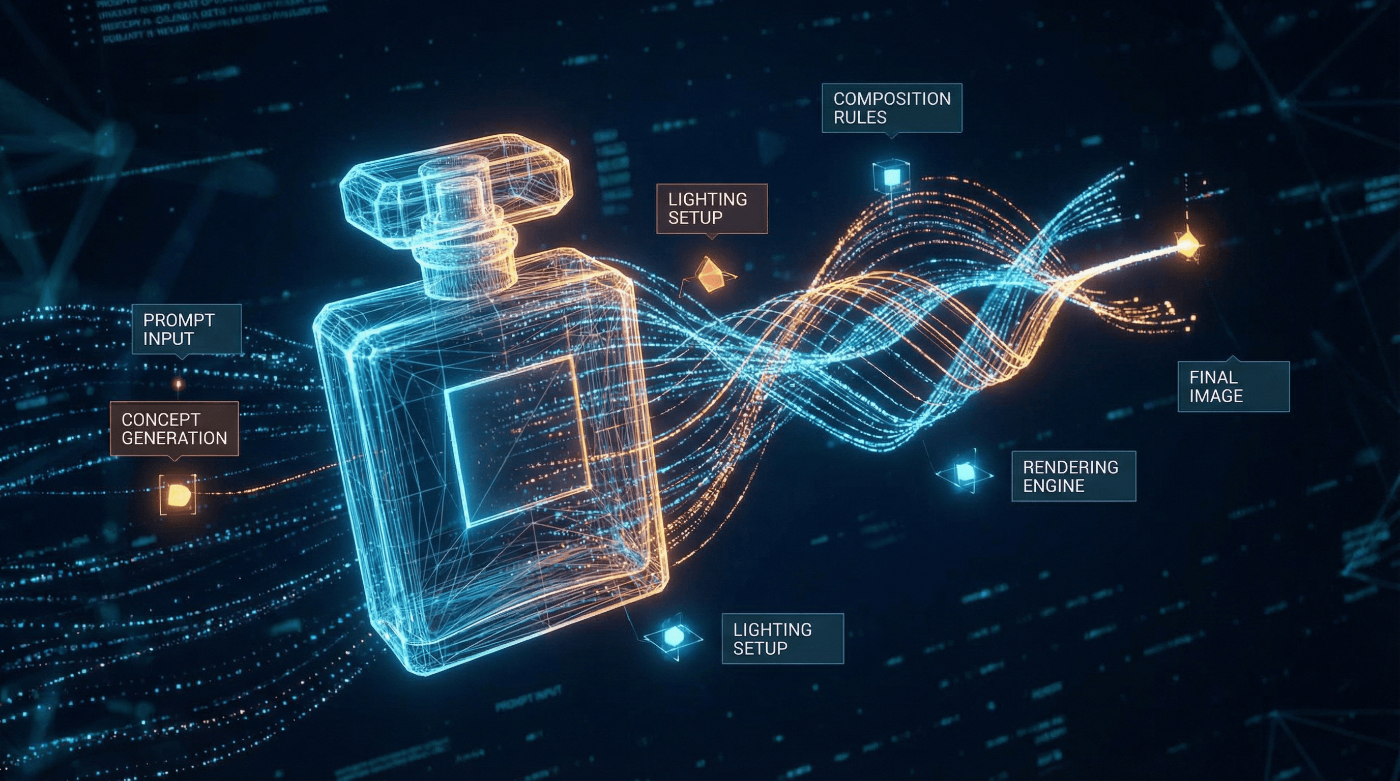 High-Speed Commercial Food Photography Prompt for Latte Bottle