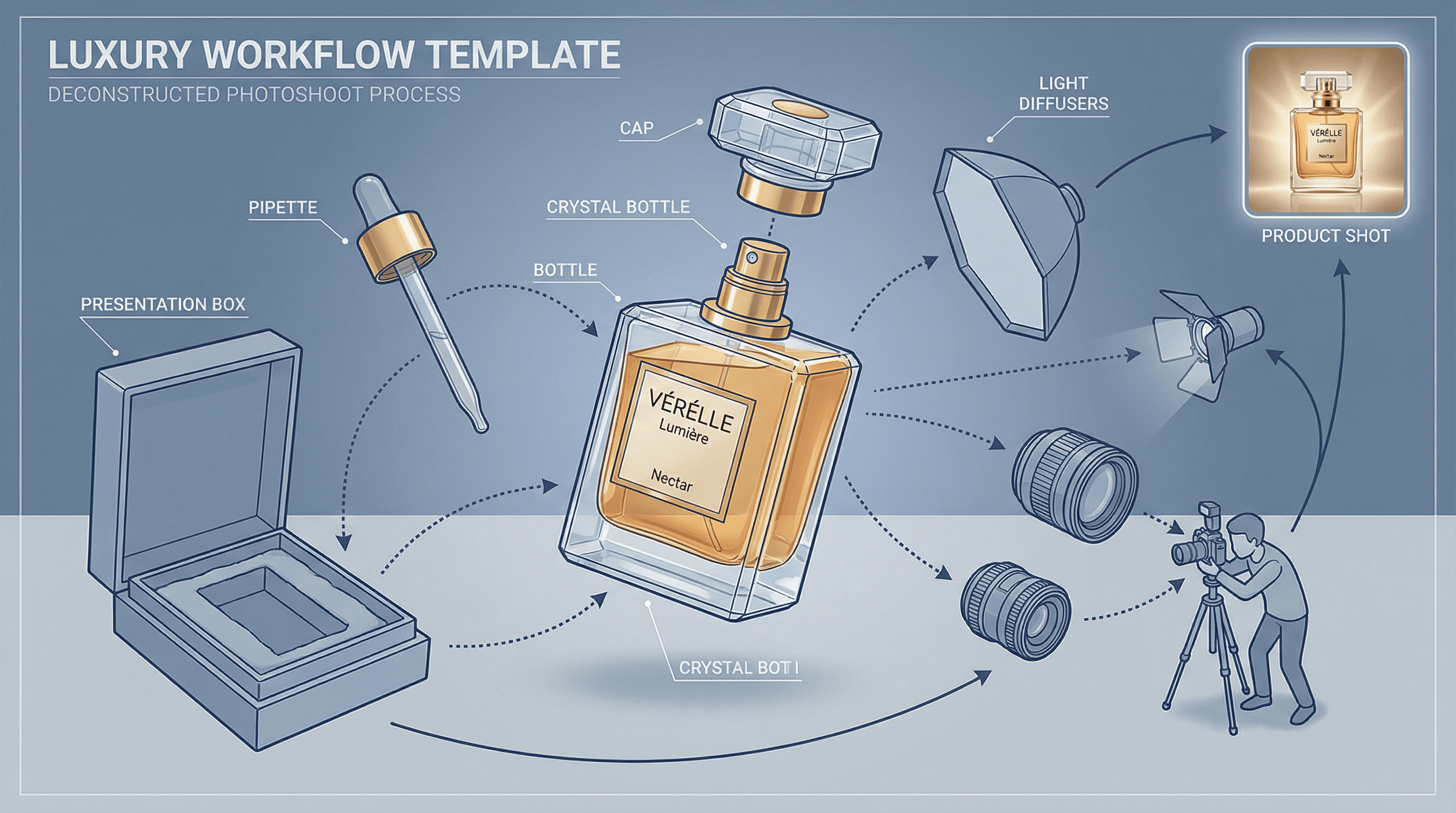 Luxury Skincare Commercial Photography: Lumière Nectar